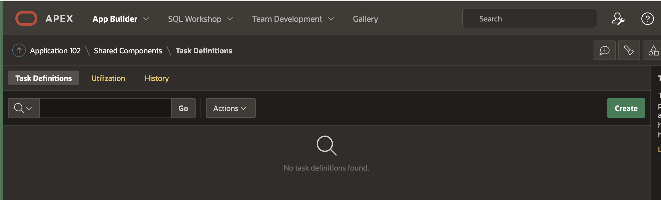 Screenshot for creating a new Task Definition