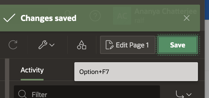 Saving Changes to Workflow