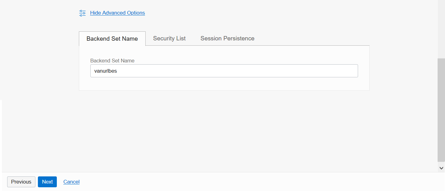 Load Balancer creation wizard screen 6