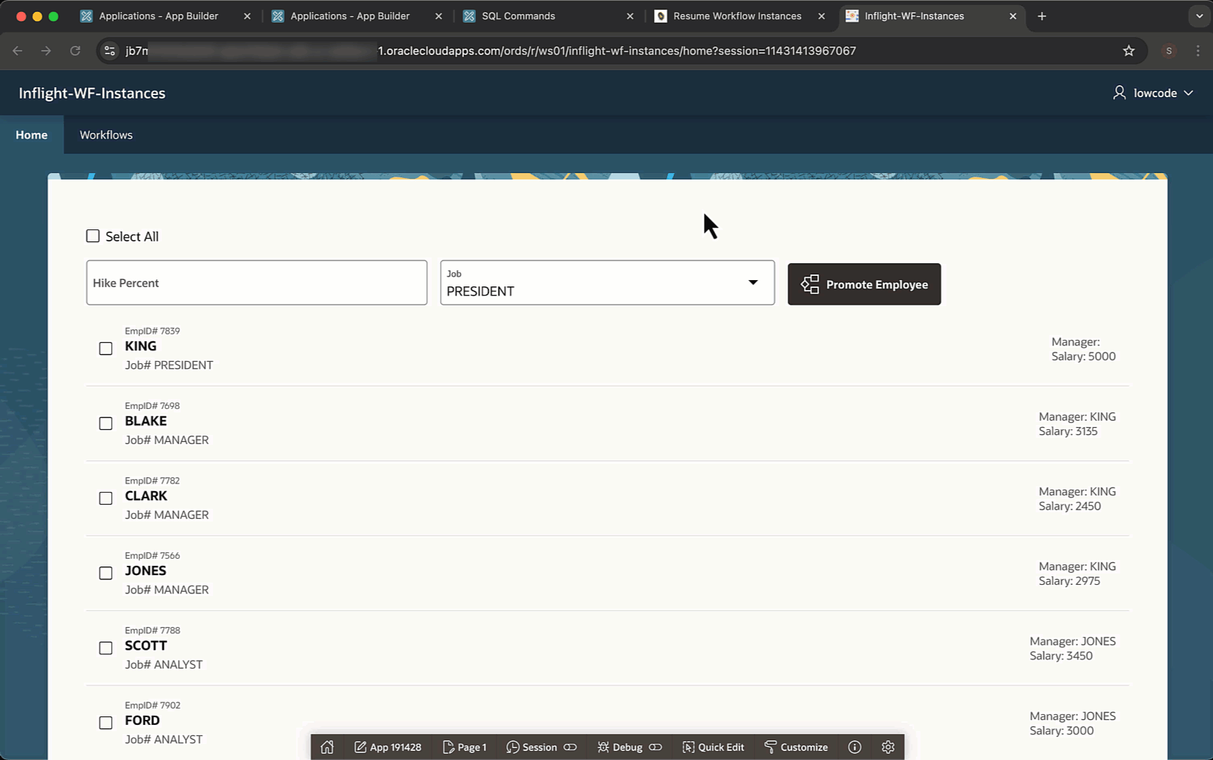 Demo on how to identify and Resume Suspended Workflow Instances by Deployment or User