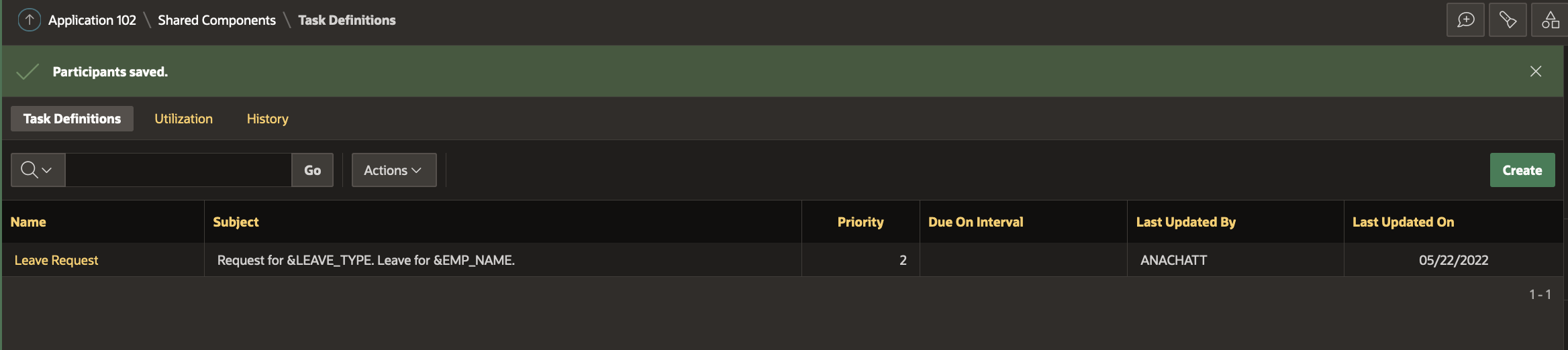 Save Participant