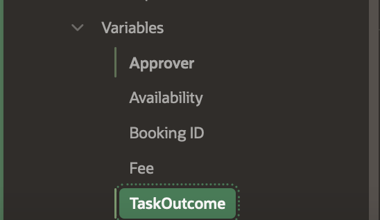 Approver and Task Outcome Workflow Variables