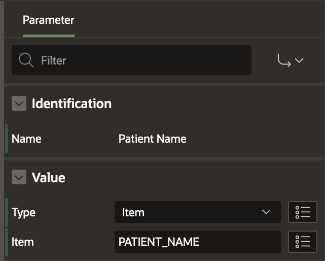 Human Task Parameter For Patient Name