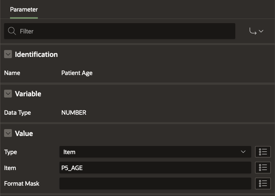 Patient AgeWF Parameter