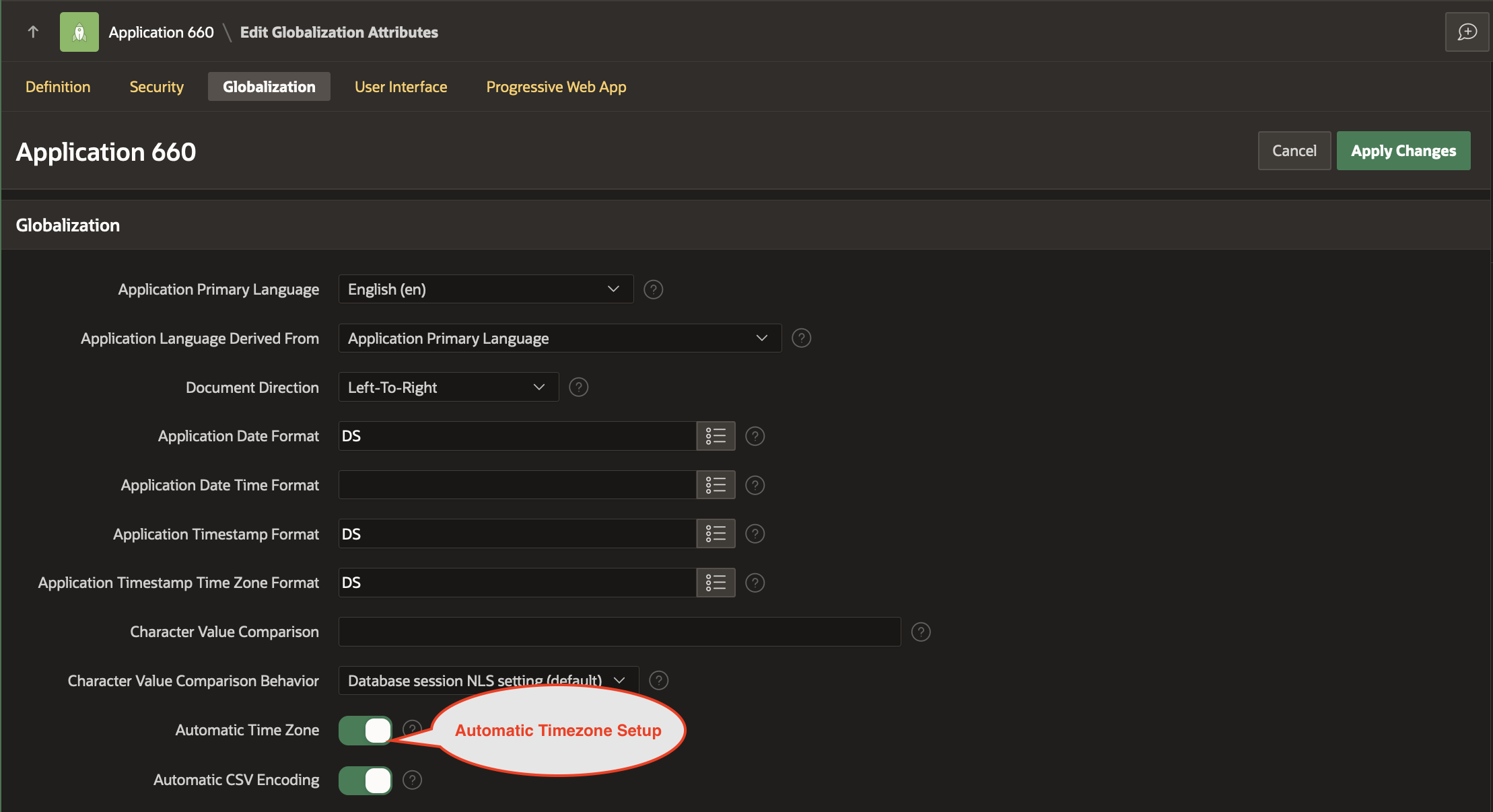 Automatic Timezone Settings