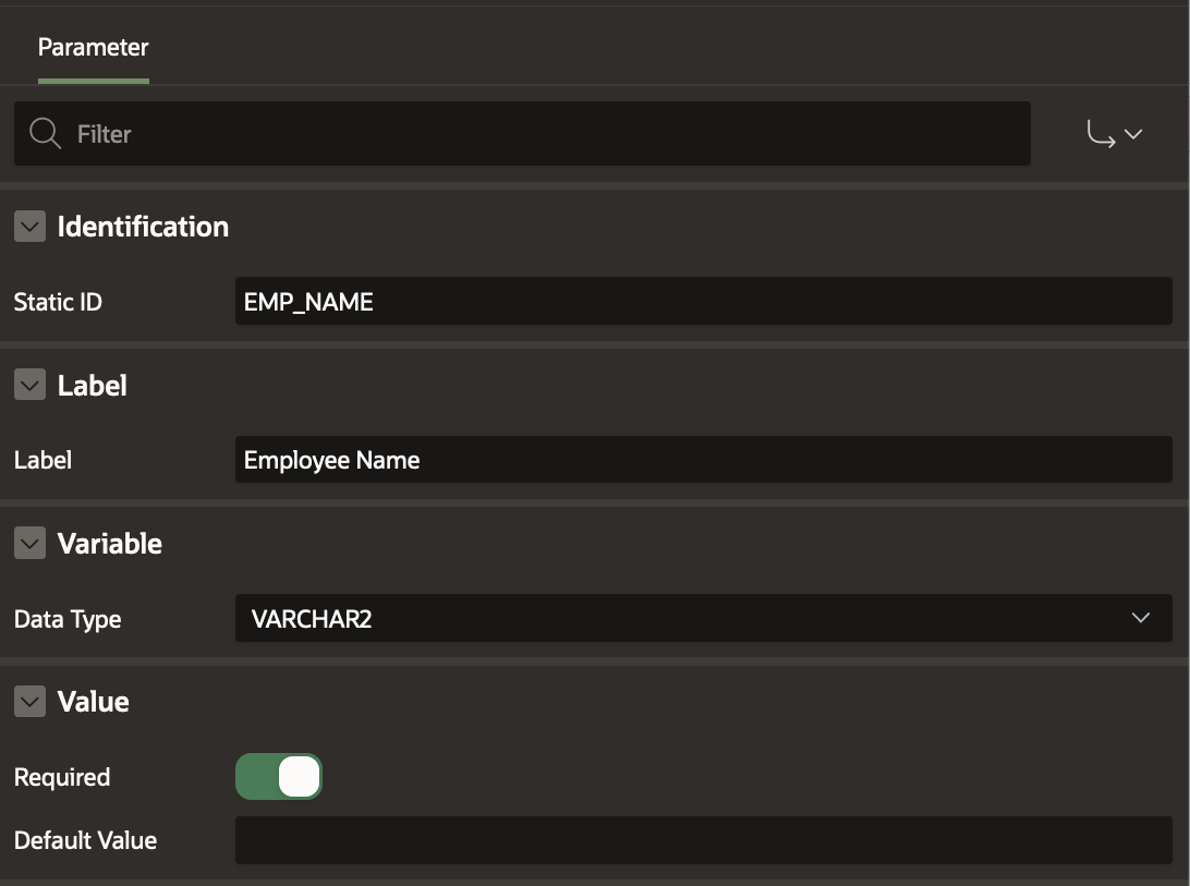 Employee Name Workflow Parameter