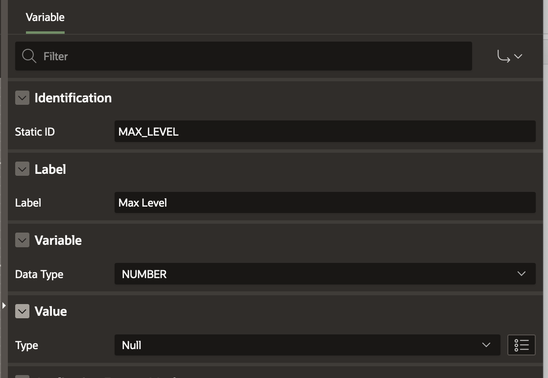 MAX_LEVEL Workflow Variable