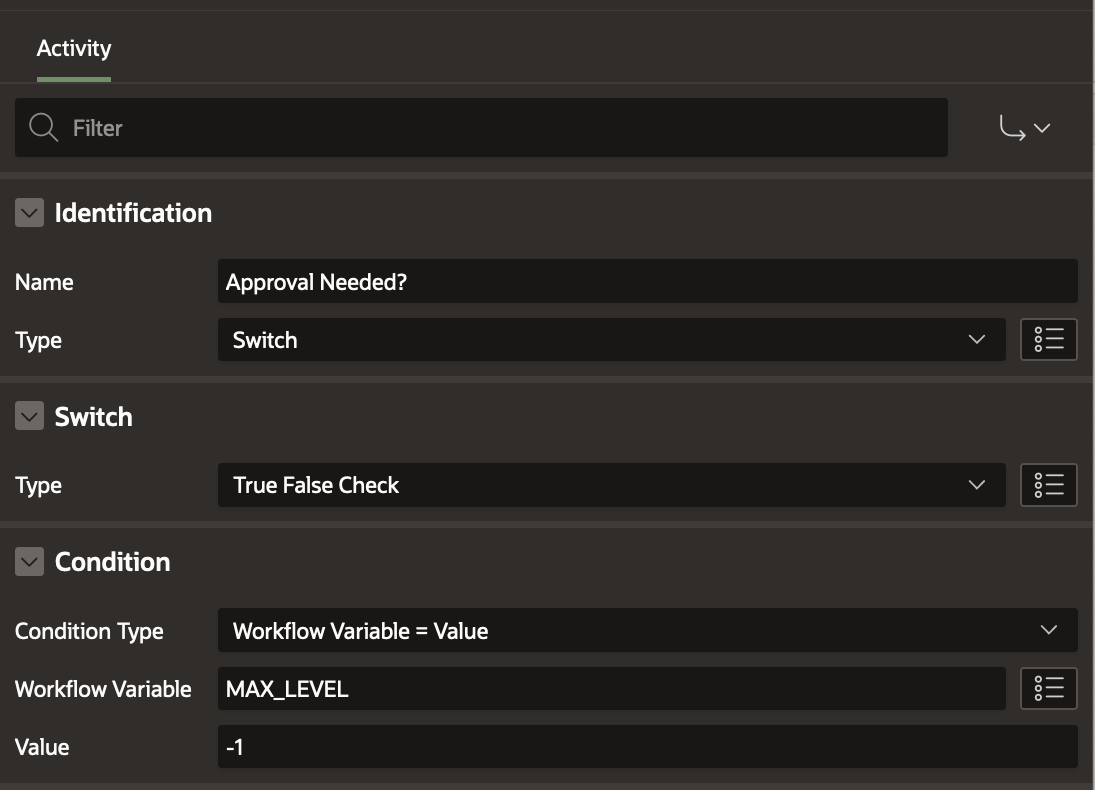Approval Needed? Workflow Switch Activity