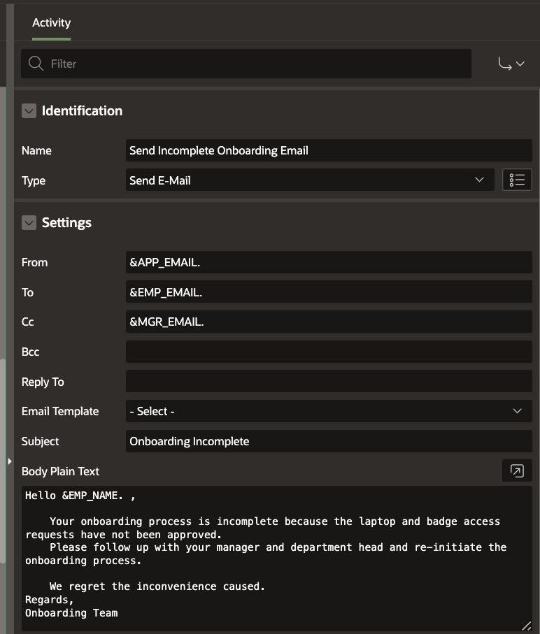 Onboarding Failed Email