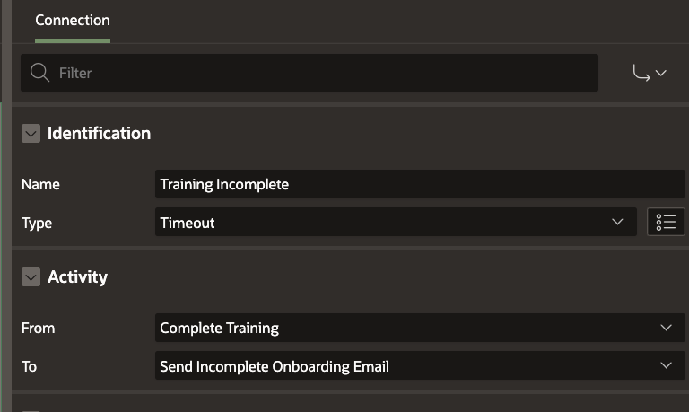 Training completion timeout