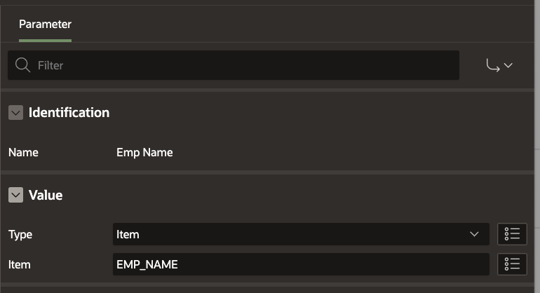Emp Name Param