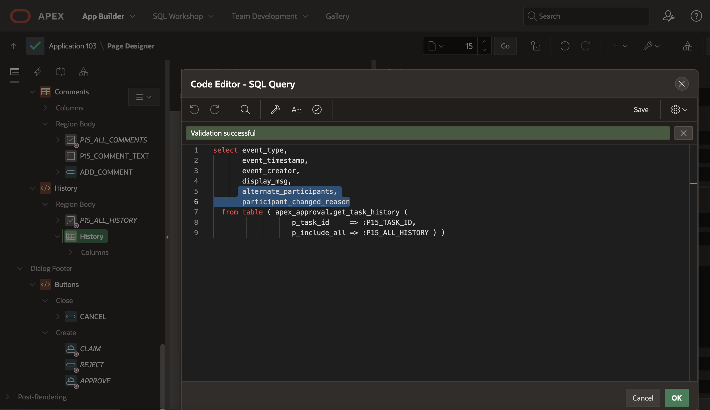 Salary Change History Report