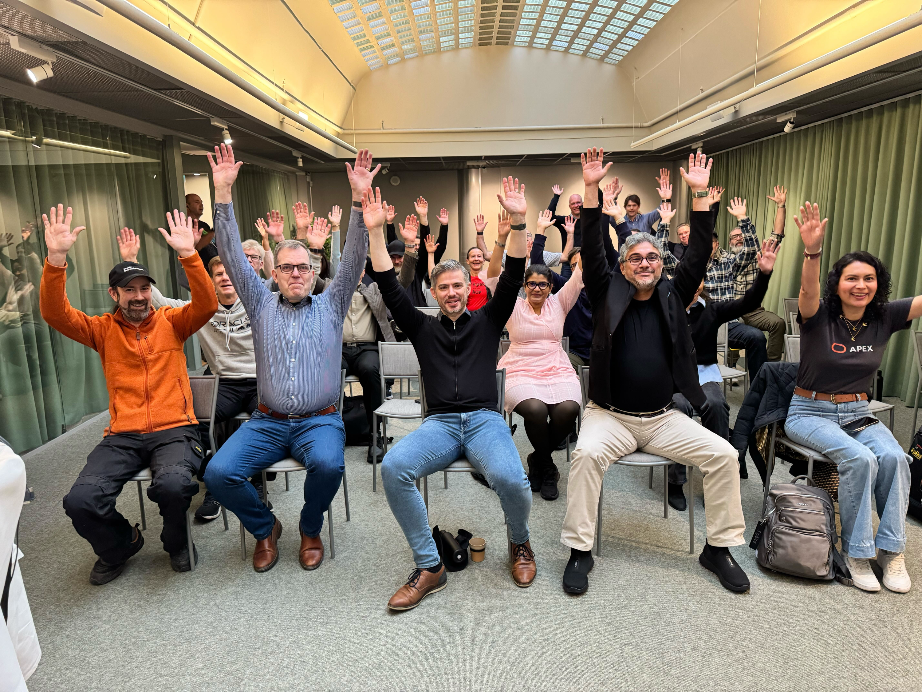 Attendees in Stockholm, Sweden