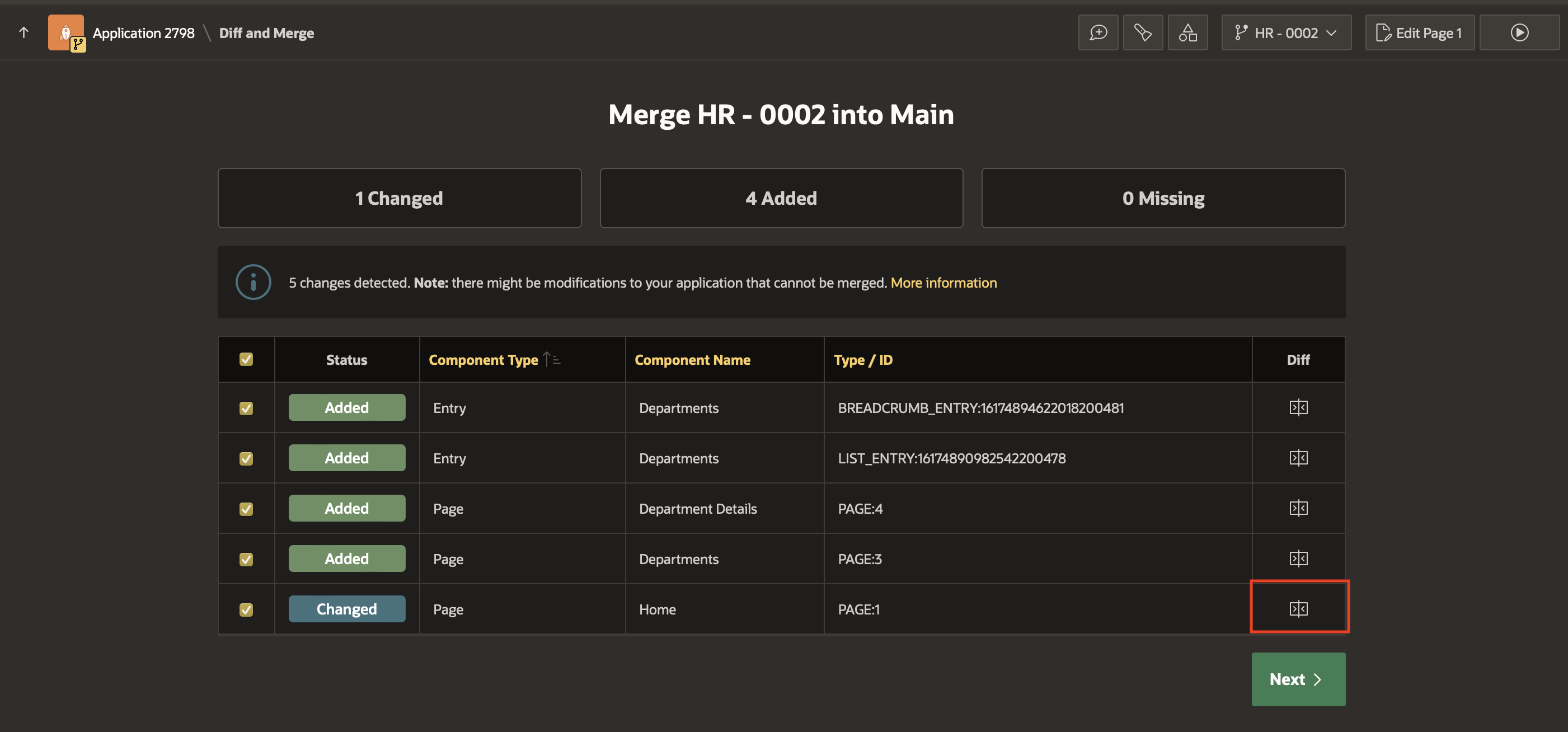 Merge Changes