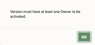 Warning Popup while activating a Workflow Version