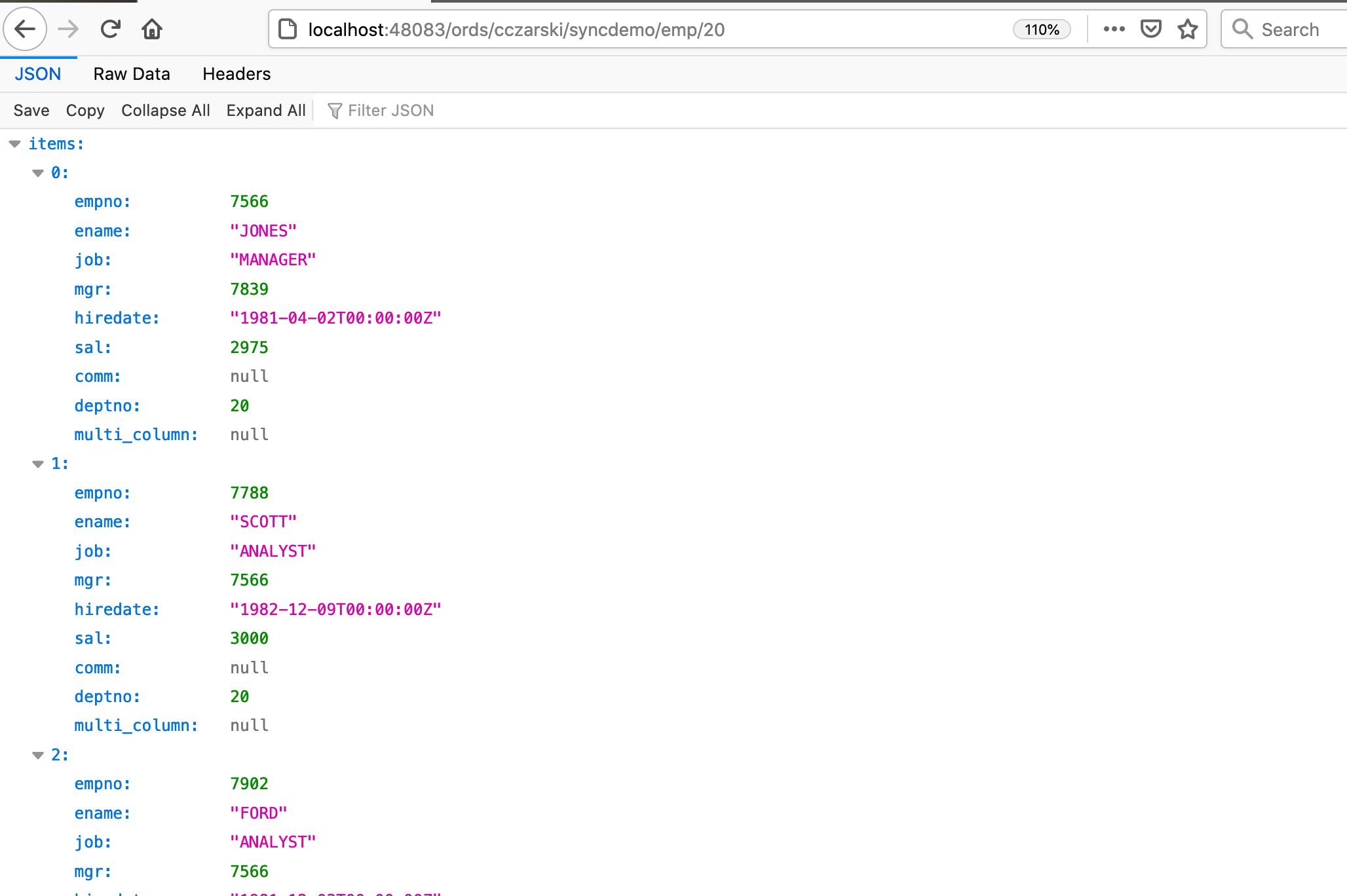 The Child REST API always requires a parent ID to be passed in.