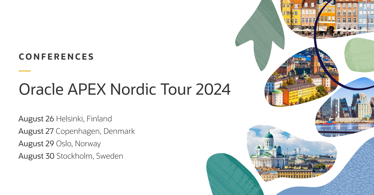 Oracle APEX Nordic Tour 2024