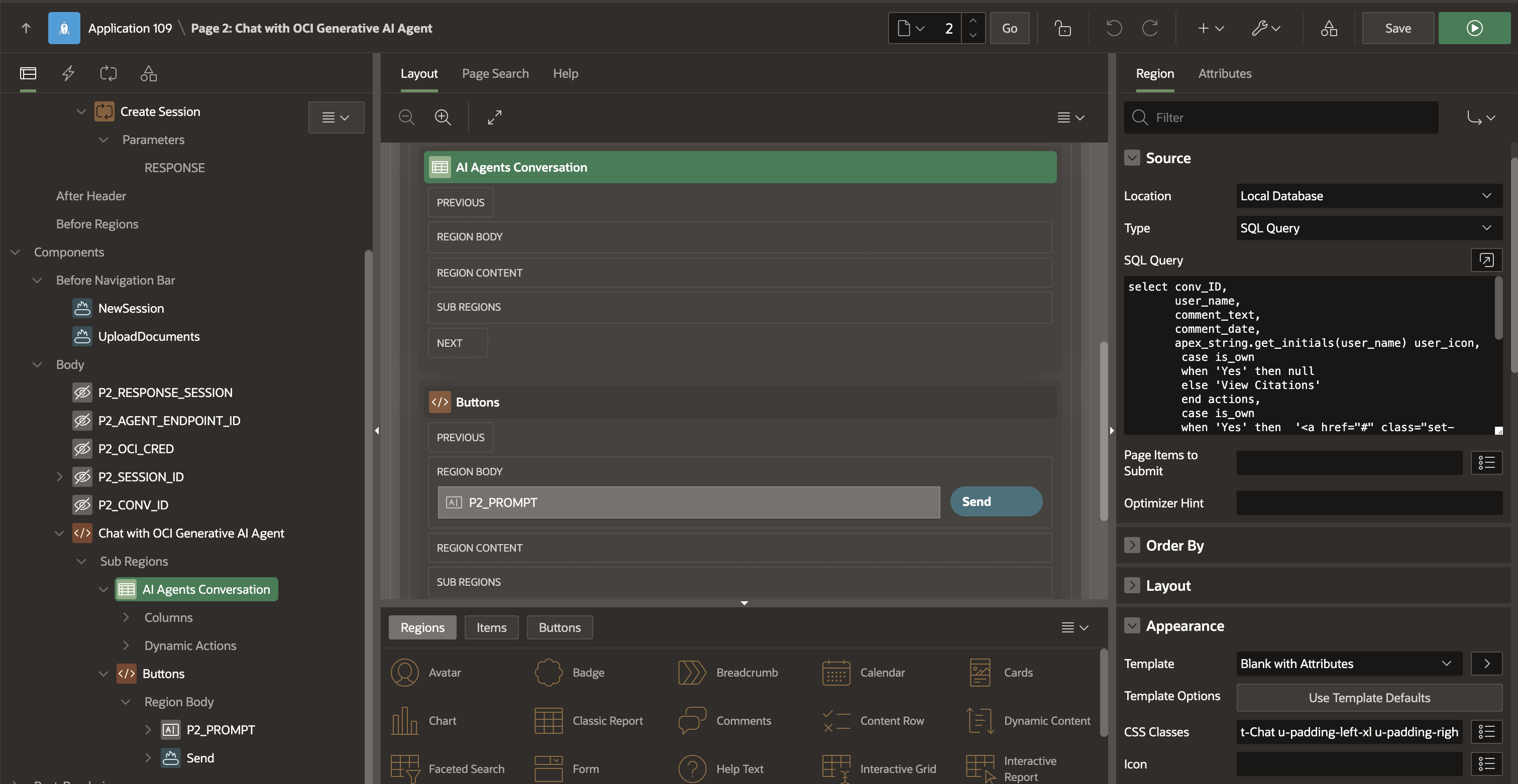 create classic report