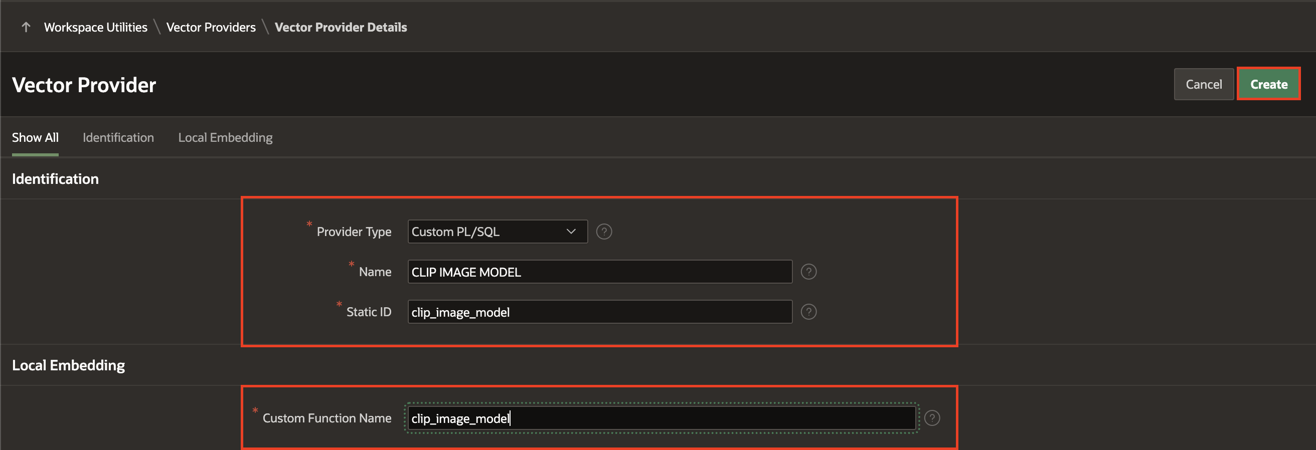 Create Custom Vector Provider for Image