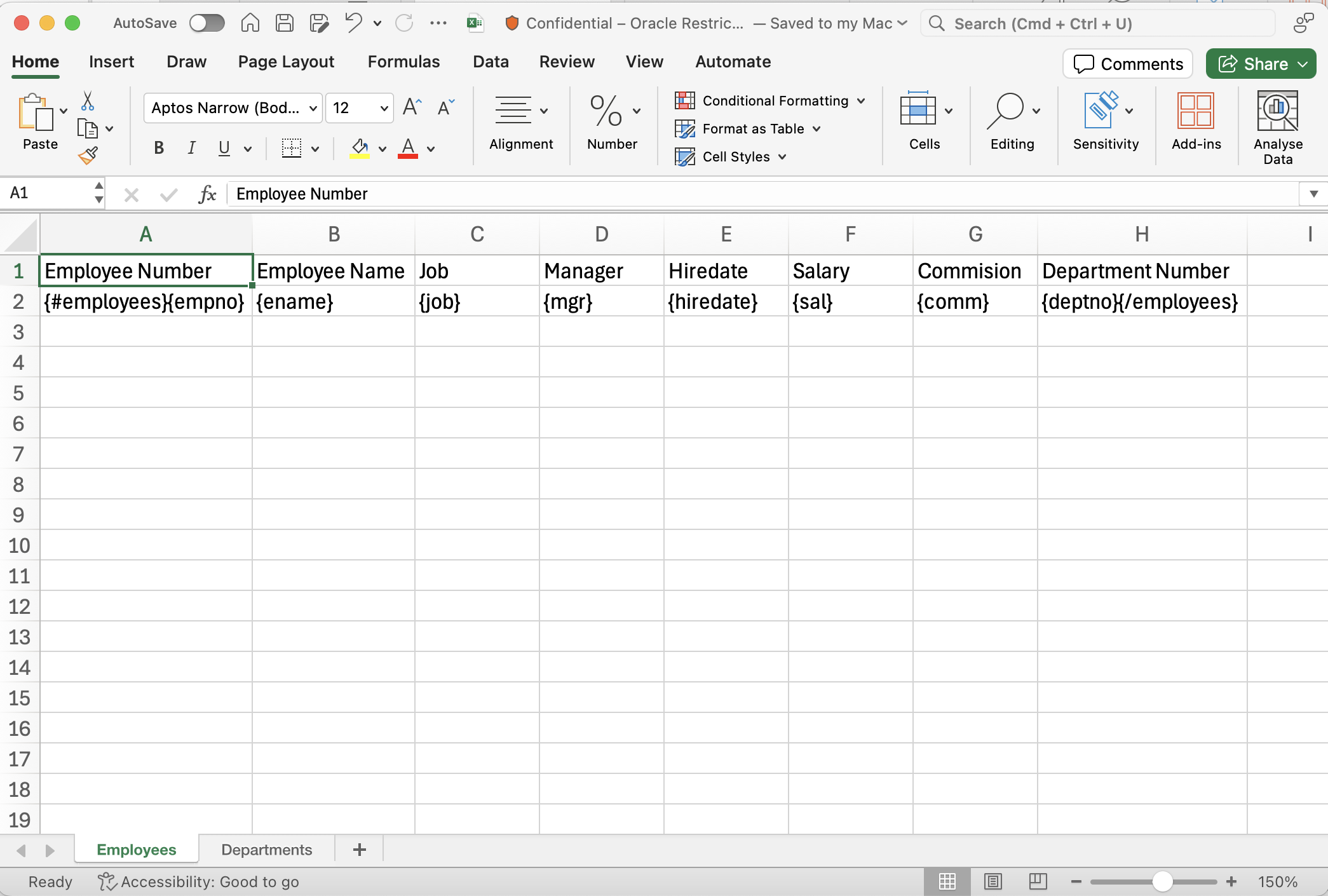 employees excel template sheet