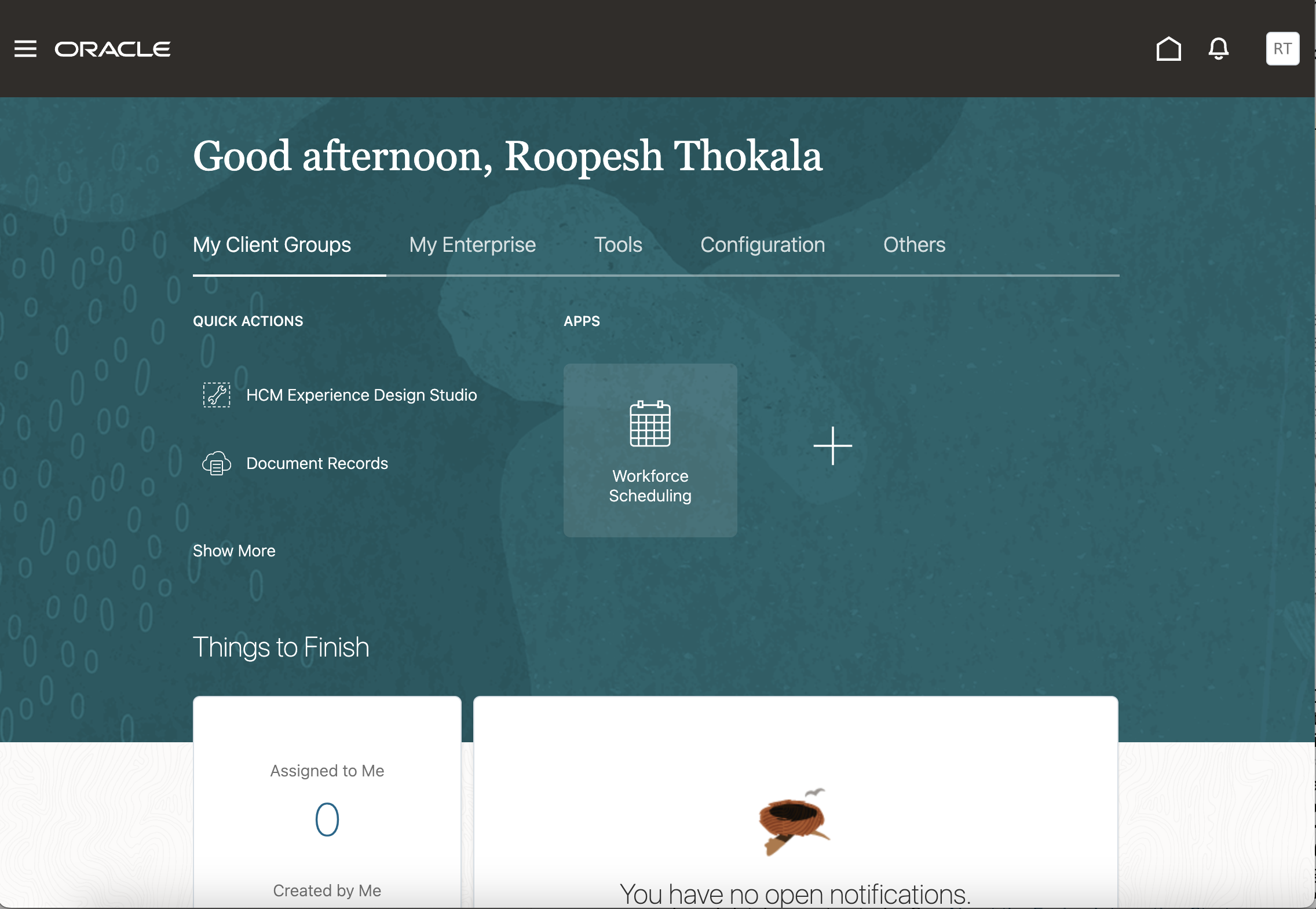 Fusion Application login with SSO