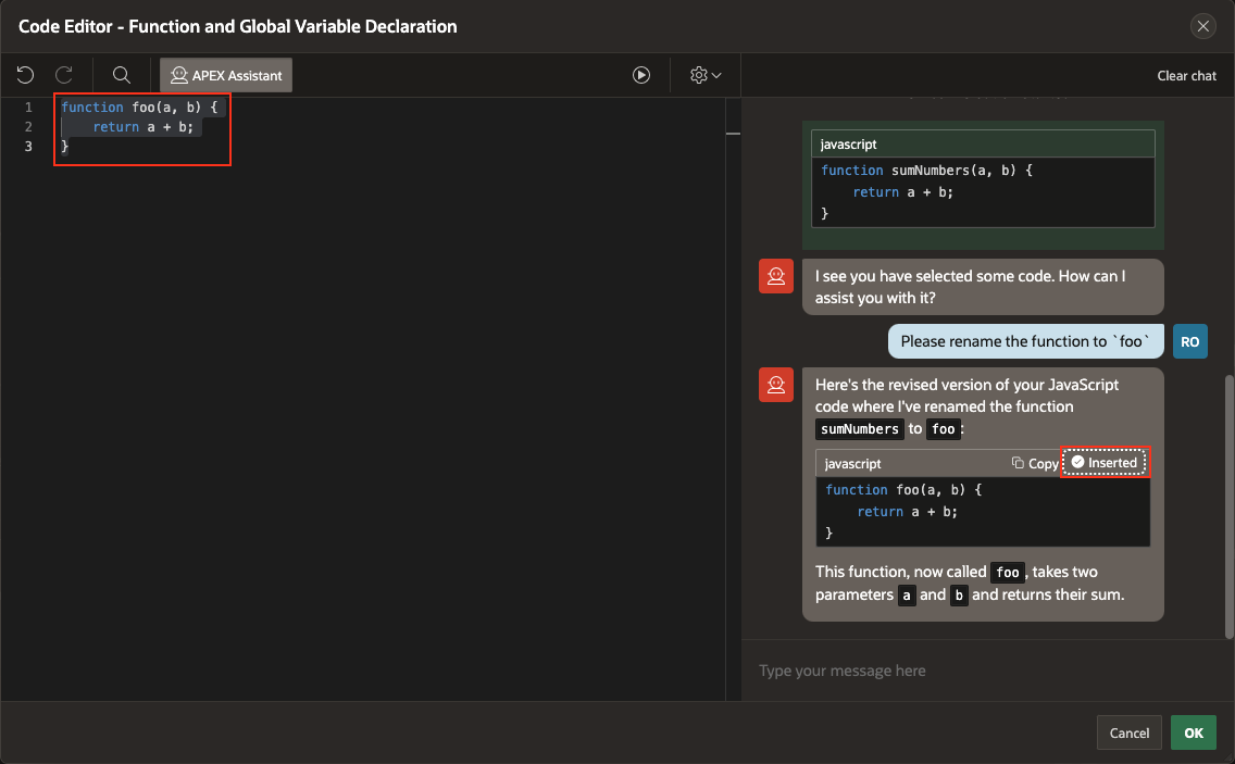 Insert AI Generated Code