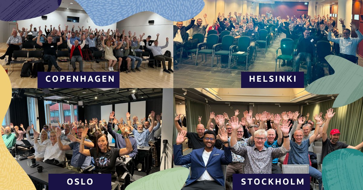 Attendees from Oracle APEX Nordic Tour 2024