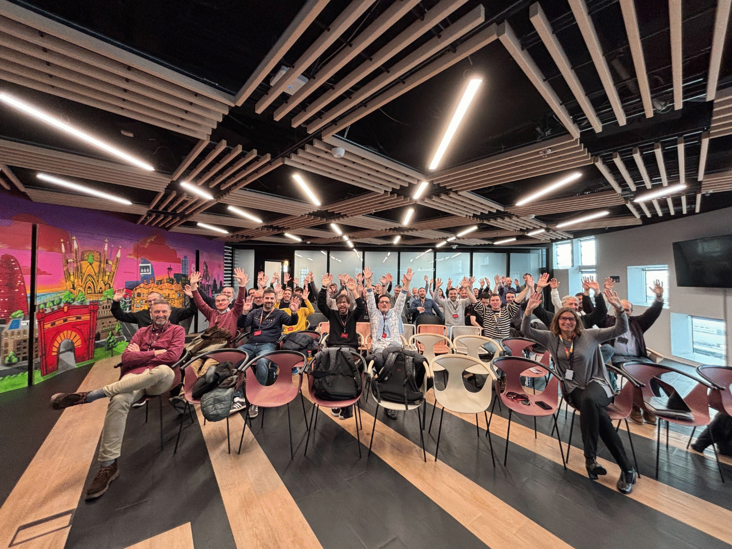 Fig 1. Attendees from the four cities