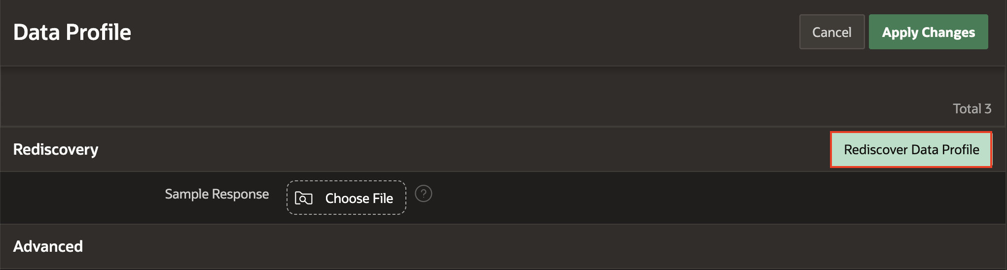 Rediscover Data Profile