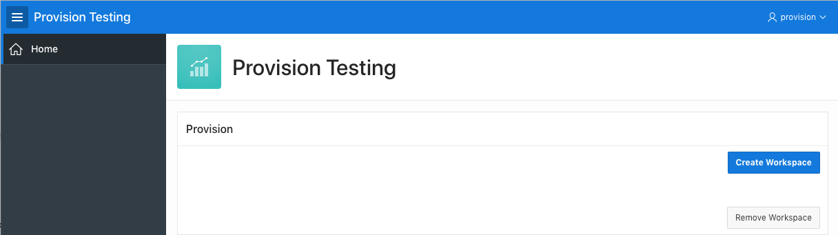 Workspace Provisioning App