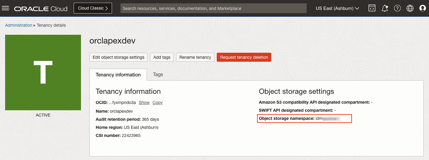 select-object-storage-details