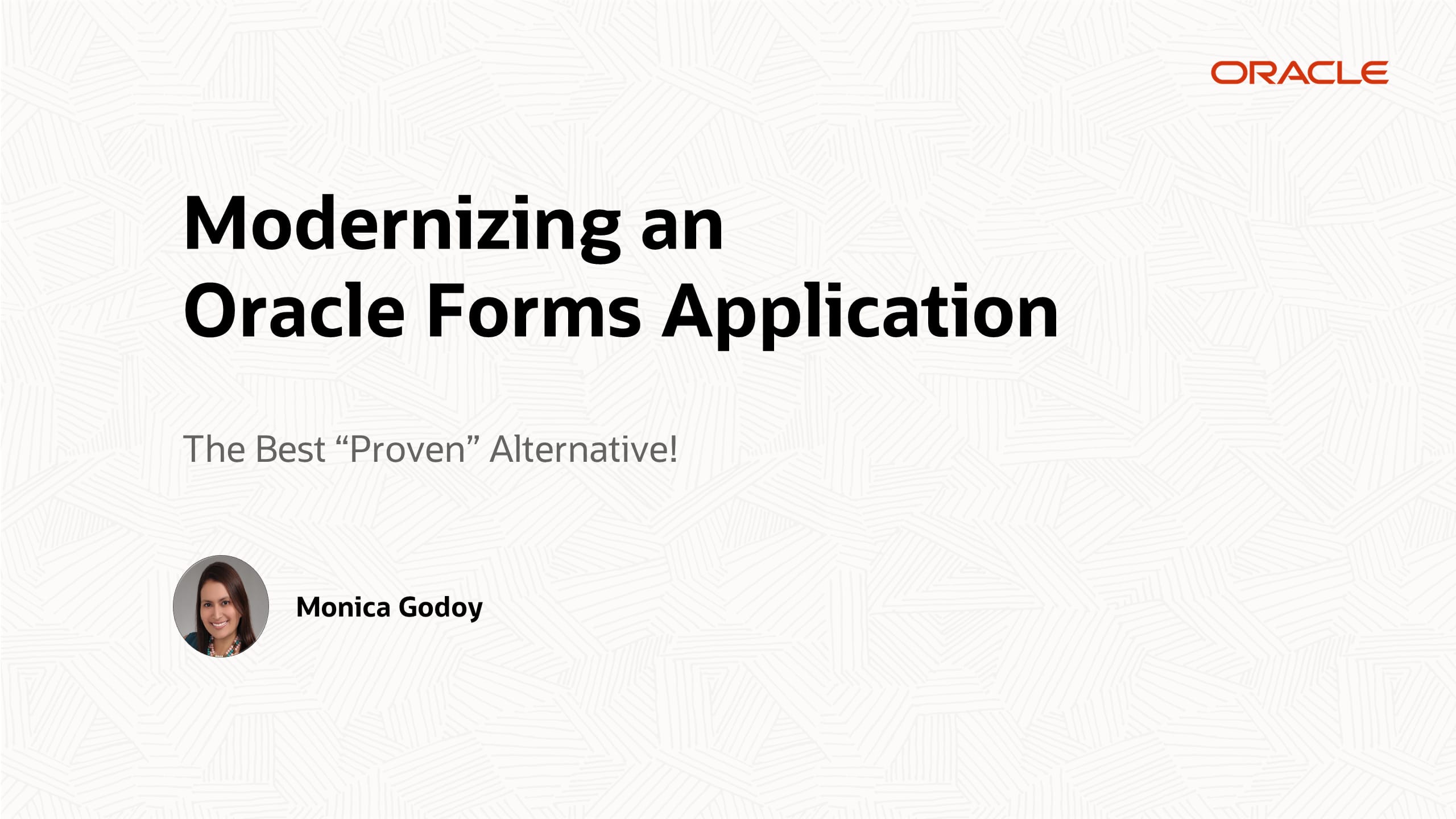 Modernizing an Oracle Forms Application to an Oracle APEX Application