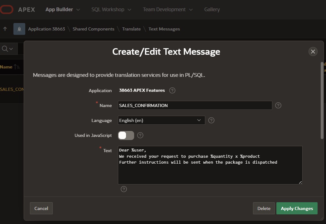 Figure 1. Creating a Text Message