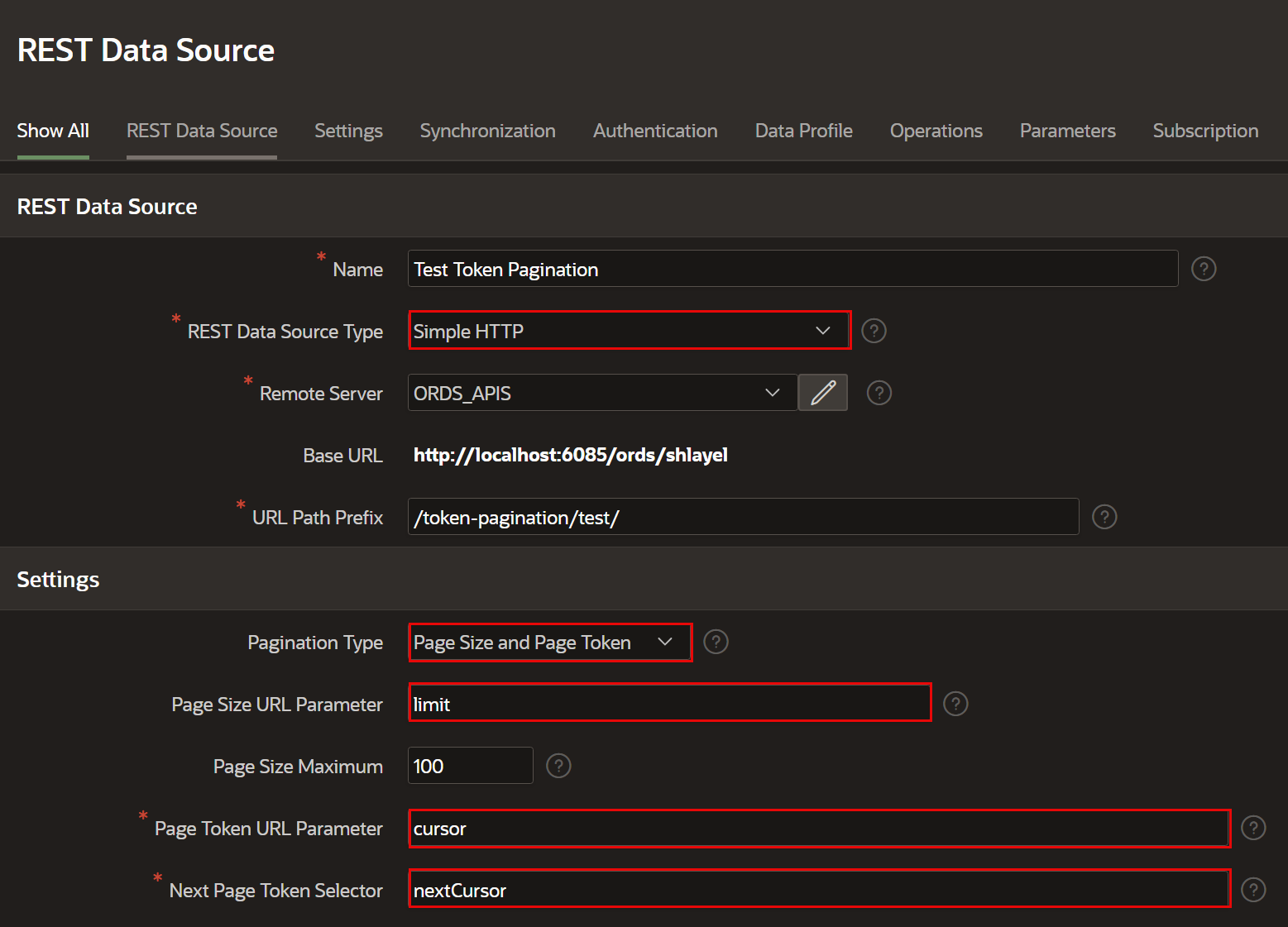 Token Based Pagination Simple HTTP