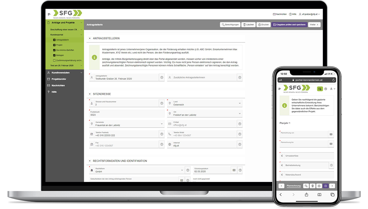 Figure 1: Applicant Form