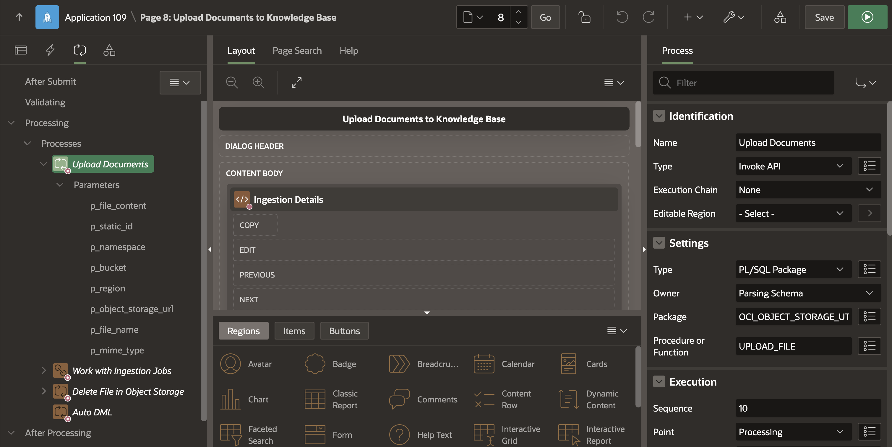 Process to upload Documents