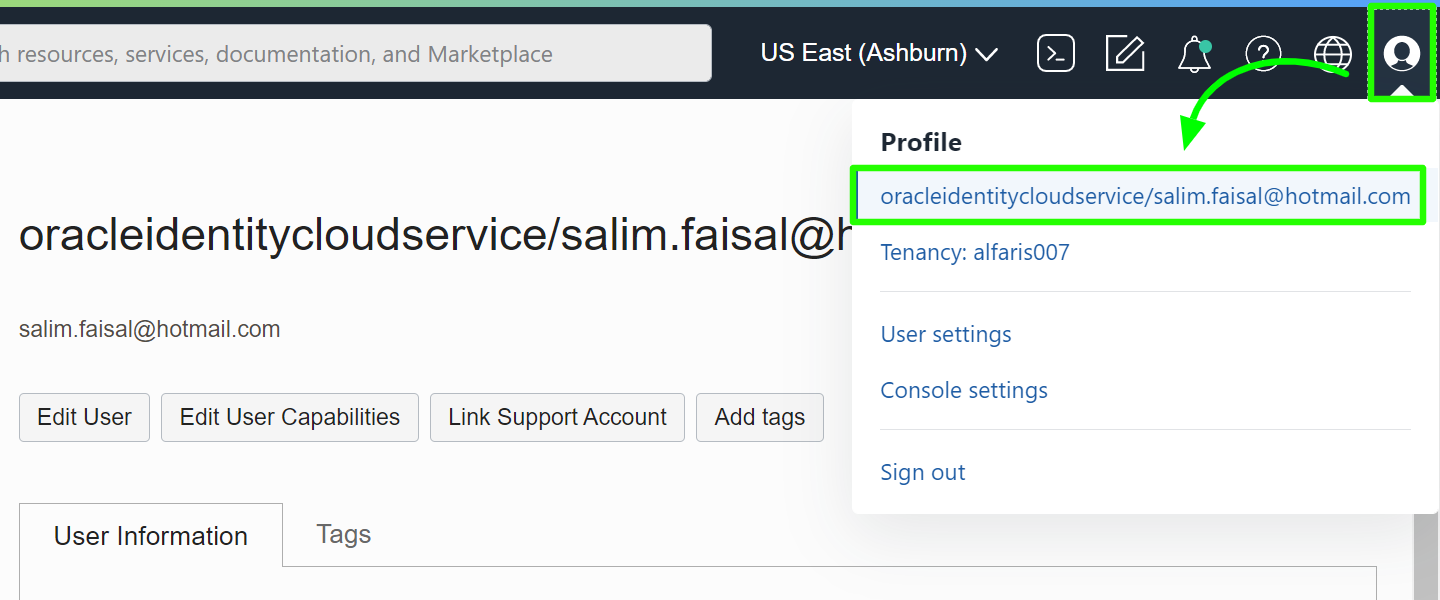 Username