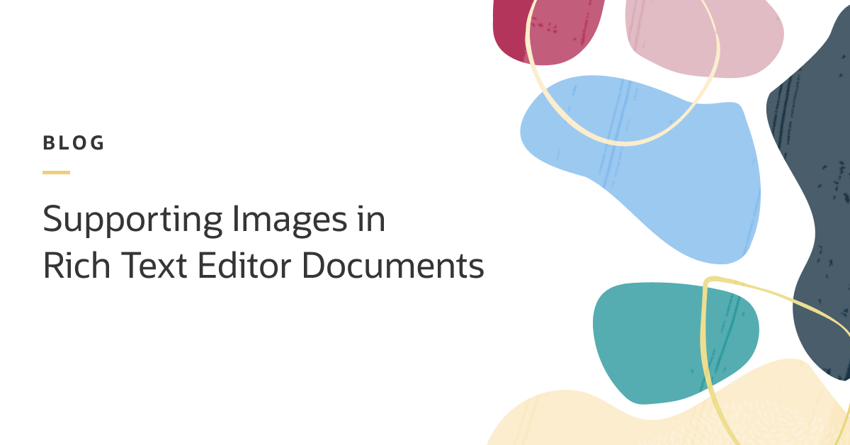 Supporting Images in Rich Text Editor Documents