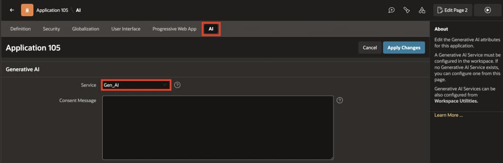 Fig 4: AI Service in AI Attributes