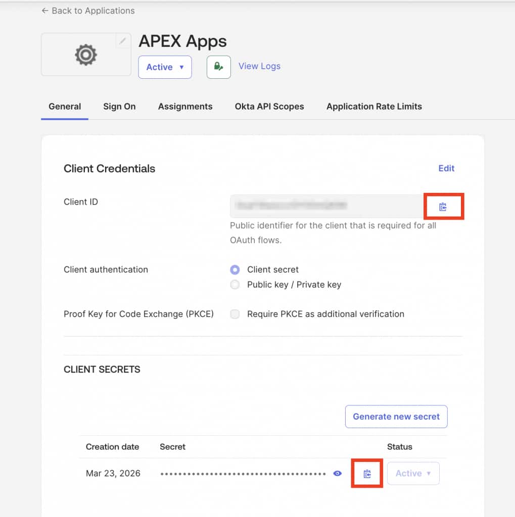 Fig 8: Capture client credentials