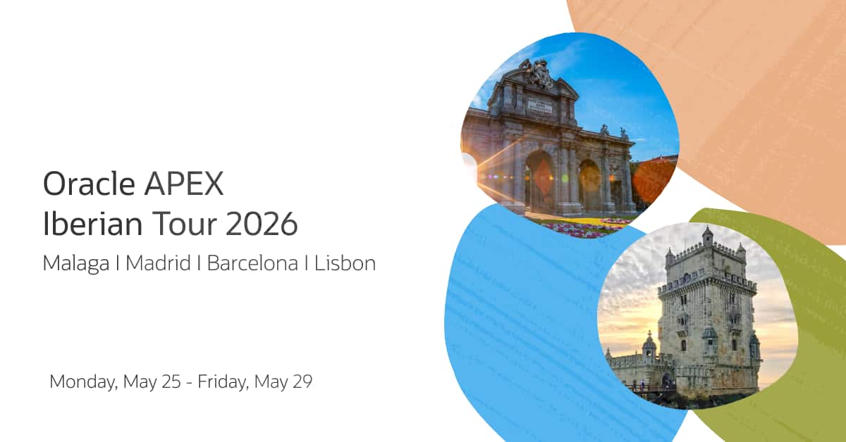 Oracle APEX Iberian Tour 2026 is coming to a city near you!