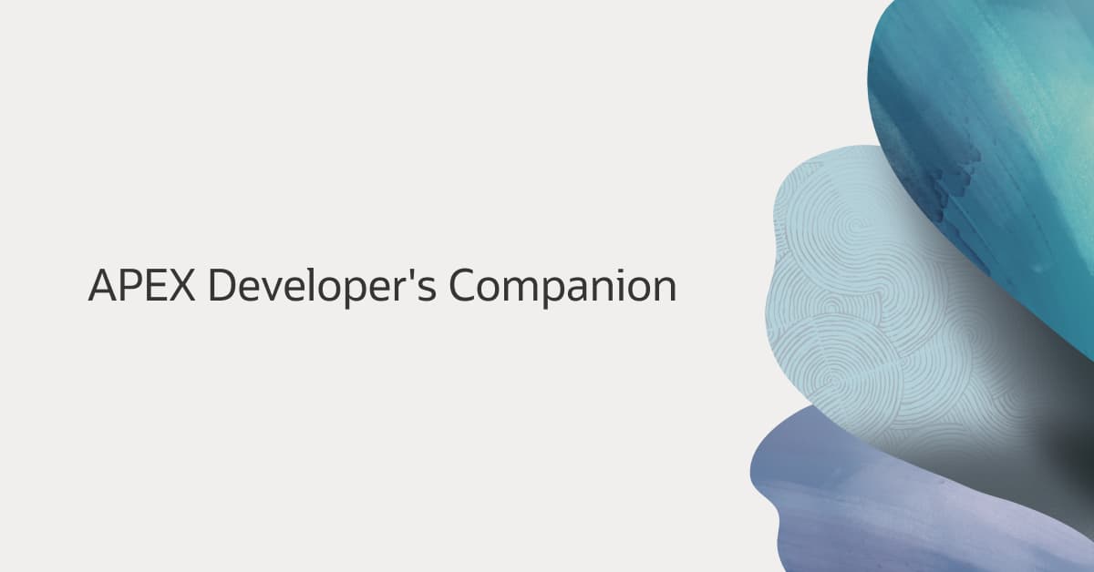 APEX Developer’s Companion