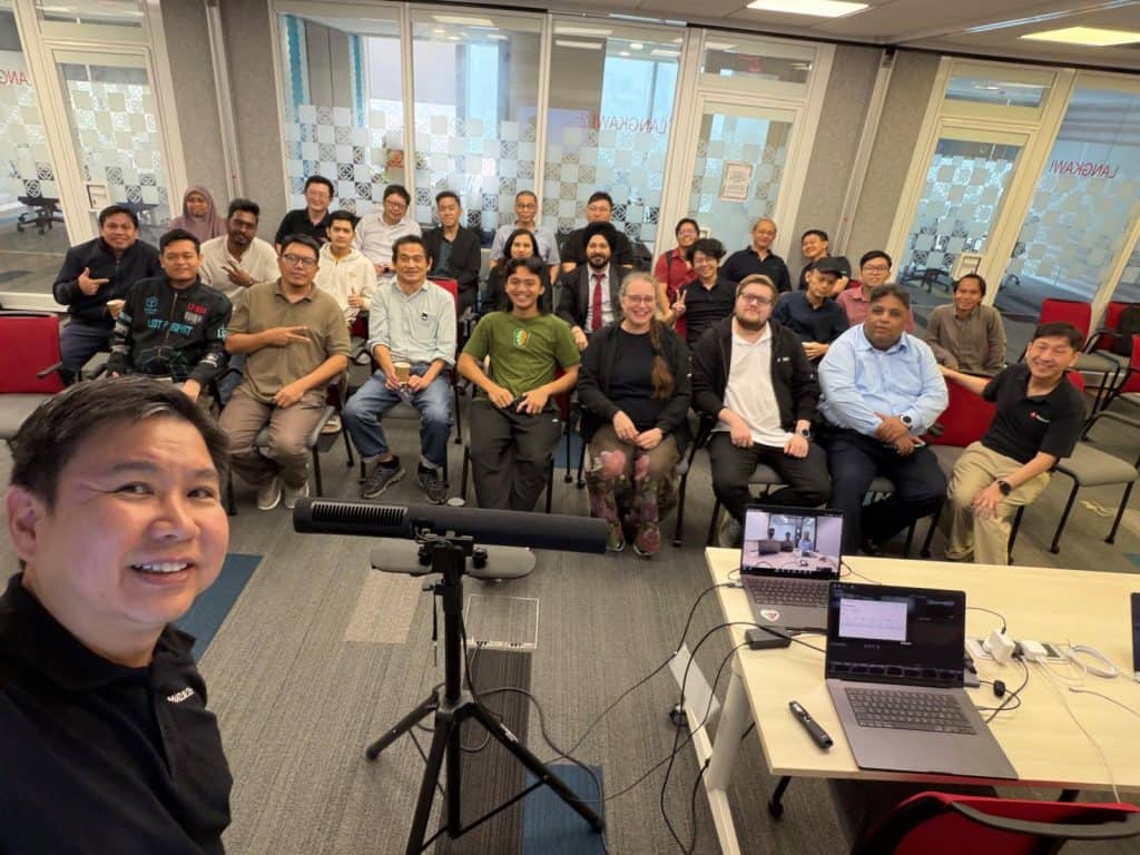 Kuala Lumpur: participants gather after the session at Oracle Malaysia.