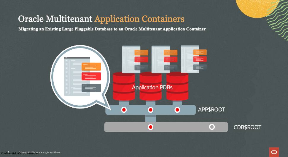 Oracle Multitenant: Migrating to an Application Container | autonomous ...