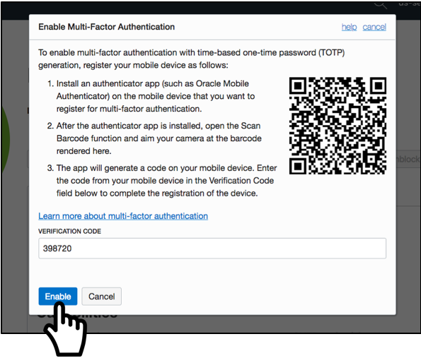 Multi-Factor Authentication for Oracle Cloud Infrastructure Users ...