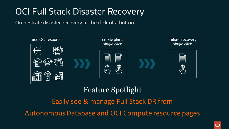 Easily see and manage Full Stack DR from Autonomous Database and OCI ...