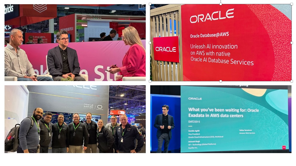 Oracle at AWS re:Invent 2025 – Accelerating Multicloud Innovation
