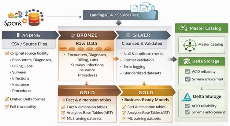 AIDP data engineering medallion