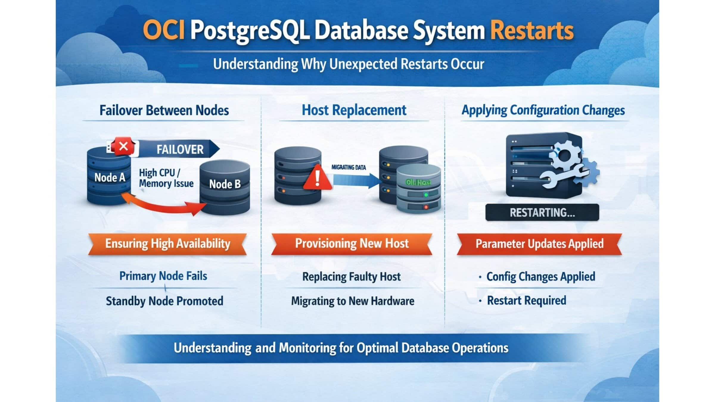 Understanding Unexpected Restarts Database Systems in OCI PostgreSQL