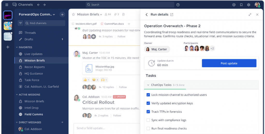 Mattermost enables mission-critical collaboration